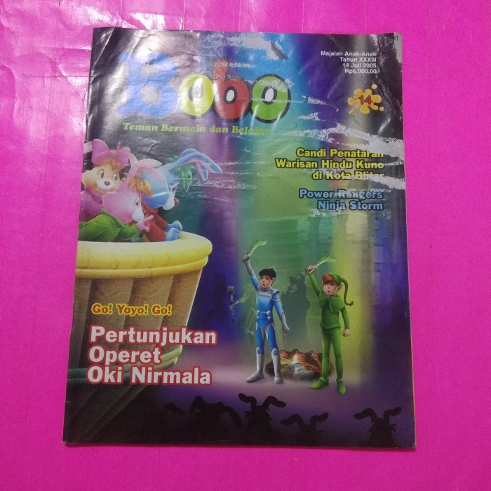 Majalah Bobo Pertunjukan Opret Oki Nirmala Edisi 14