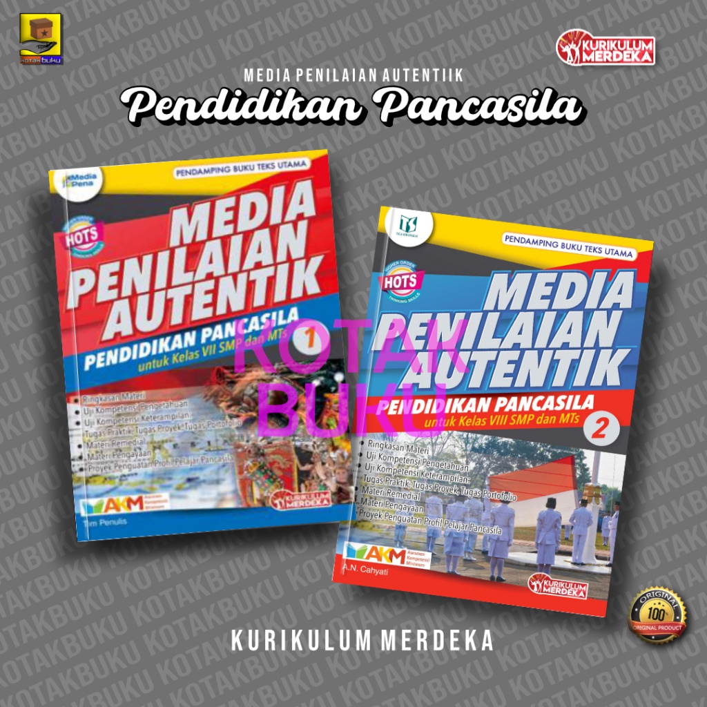 Media Penilaian Autentik PPKN Kelas 7 8 SMP / PPKN SMP / Kurikulum Merdeka SMP / Pendidikan Pancasil