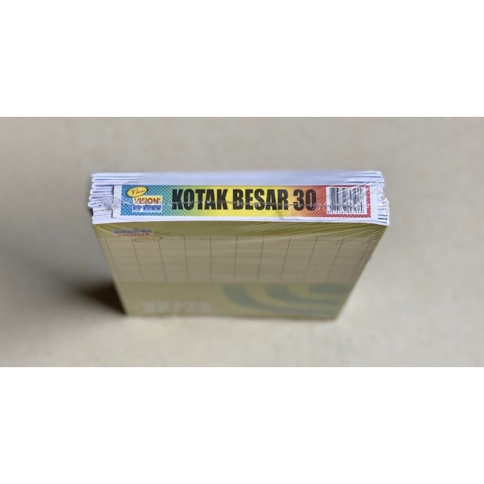 

Buku Kotak Besar Vision 30 lembar isi 10 buku