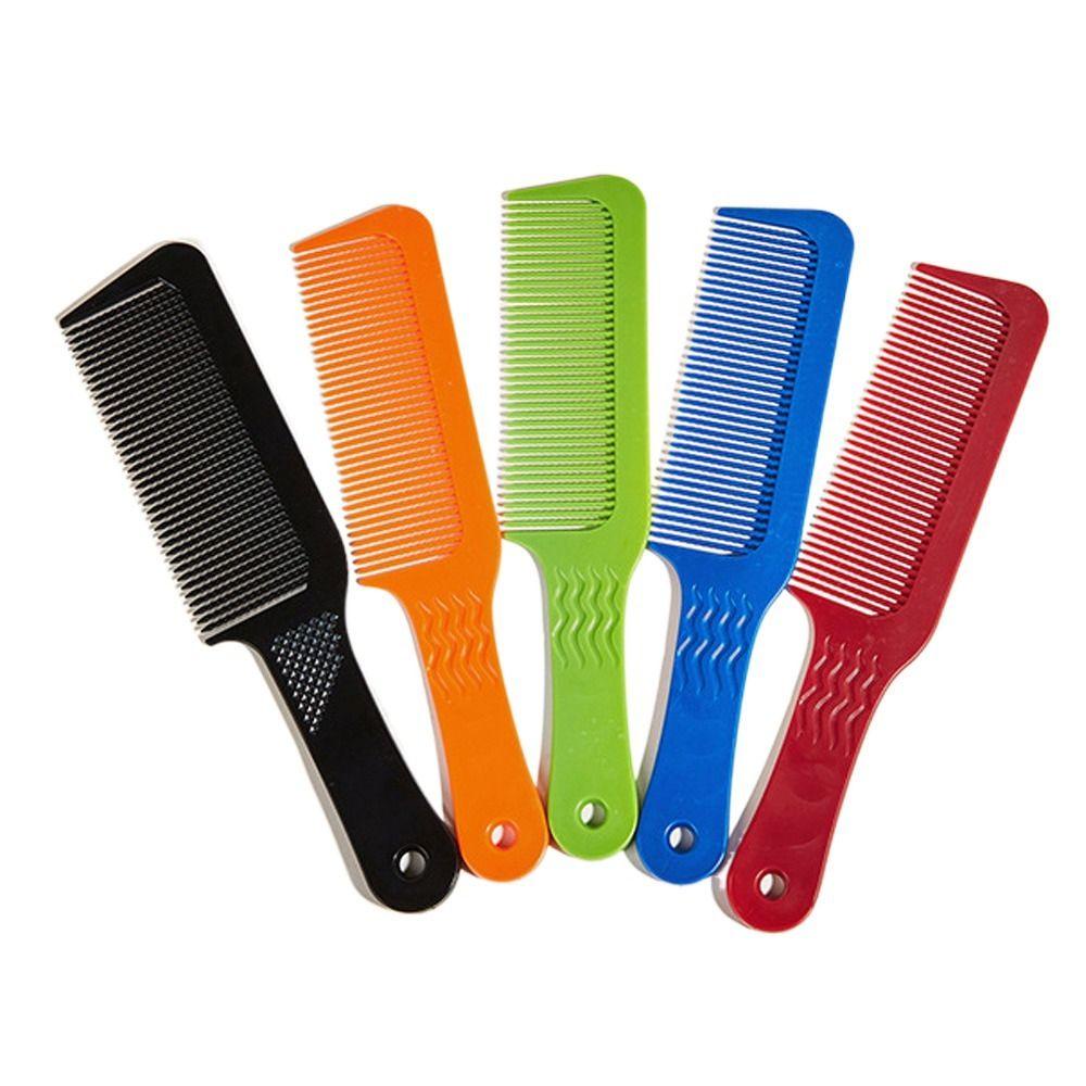 MXBEAUTY Sisir Halus Rambut, Sisir Karbon Gigi Gelombang Tahan Lama, Sisir Anti-Statis Profesional Plastik Panjang DIY Untuk Membuat Rambut Halus