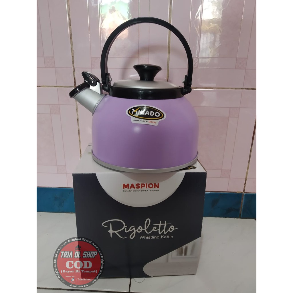 Maspion Teko Siul 3 Liter/ Teko Siul Mikado Rigoletto / Ceret Bunyi