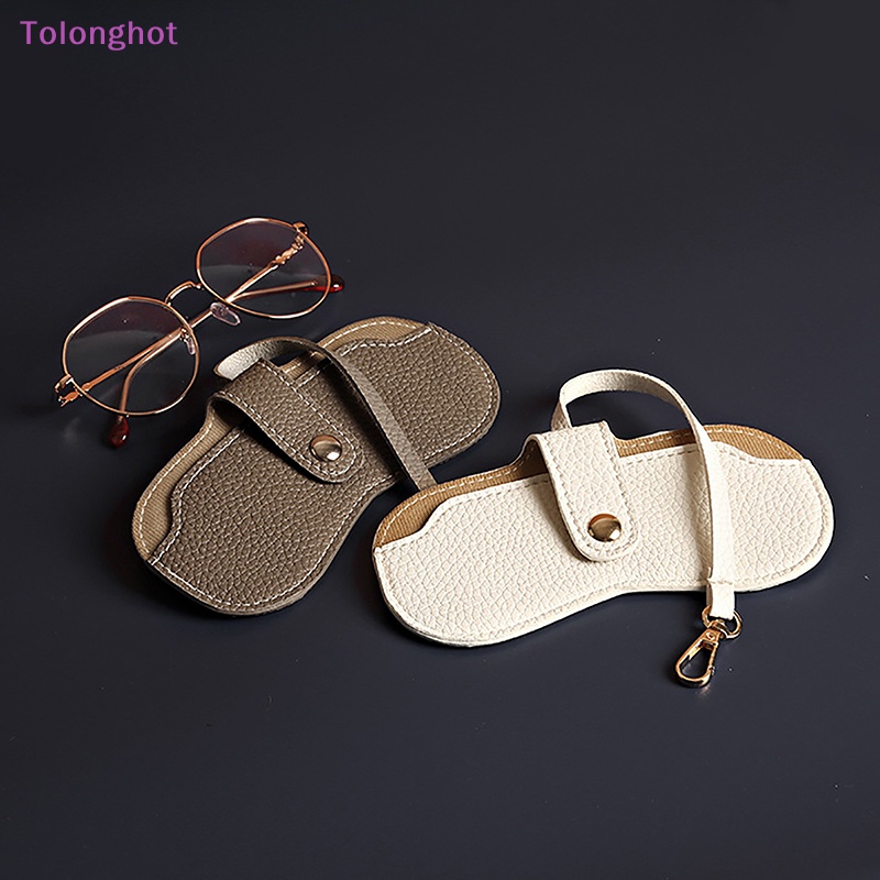 Tolonghot&gt; Kacamata Portabel Cases Multicolor Sunglasses Bag Kacamata Pelindung Lengan Kulit Pu Wanita Fashion Hadiah Kreatif well