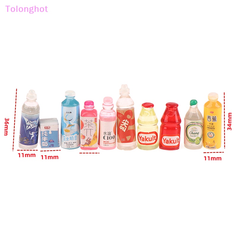 Tolonghot&gt; 5PCS Aksesoris Rumah Boneka Inovatif Supermarket Simulasi Resin Botol Anggur Miniatur Botol Minuman DIY Model Mainan Sumur