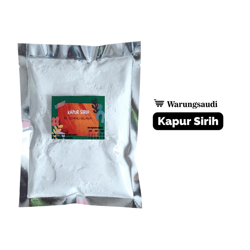 

Kapur Sirih Food Grade 100gr-500gr/ Untuk Campuran Makanan/ Kapur Sirih Asli/ Enjet