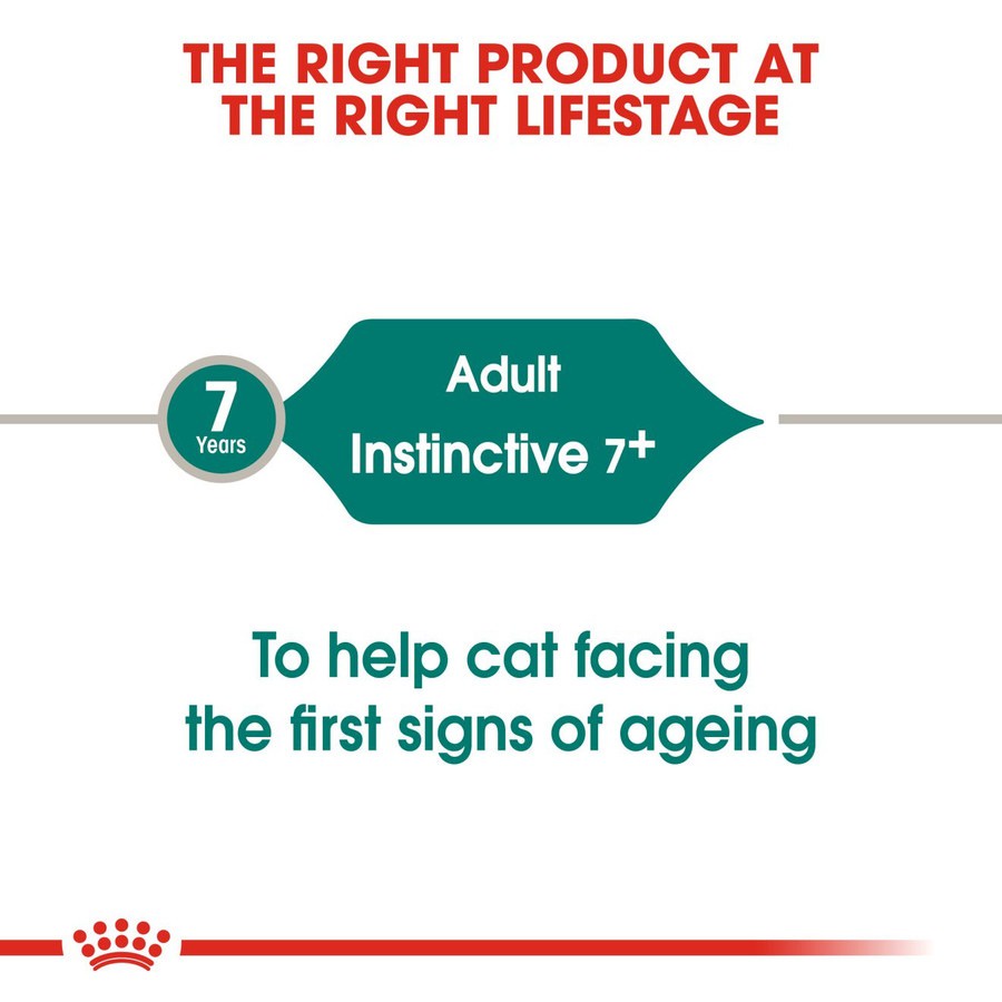 Royal Canin INSTINCTIVE 7+ POUCH 85gr rc senior adult cat wet food makanan basah kucing lanjut usia dewasa tua manula 7 tahun gravy jelly loaf pelancar pencernaan pelebat bulu anti rontok penambah nafsu makan murah