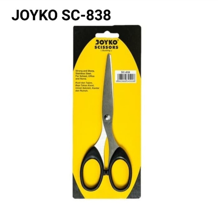 

Gunting Kertas Tajam Joyko Tanggung SC-838 / Scissors Joyko SC 838