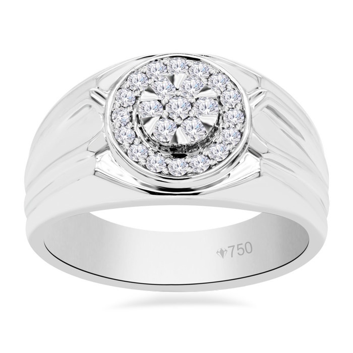 AORA F VVS Diamond Man Ring 9MR60