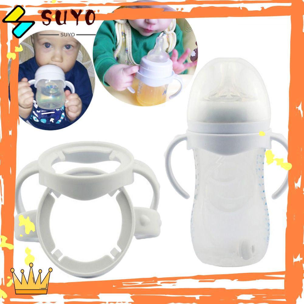 2pcs Botol Gagang Susu Mulut Lebar Aksesoris Makan Bayi