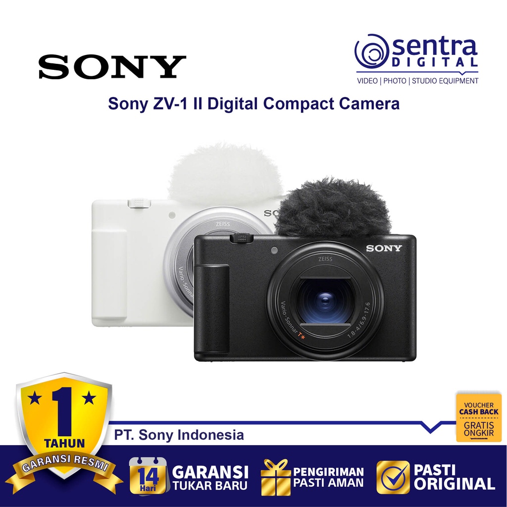 Sony ZV-1 II /  ZV1 Mark 2 Digital Compact Pocket Camera