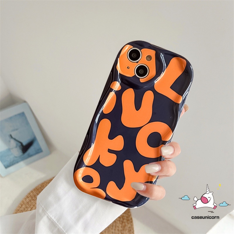 Kartun Art Doodle Inggris Case Untuk Infinix Hot 11 10 20 8 12 9 30 Main Cerdas6 7 6Plus 5panas8 10Lite 30i 9catatan12 G96 3D Wavy Curved Edge Colorful Lukisan Minyak Huruf Soft Cover