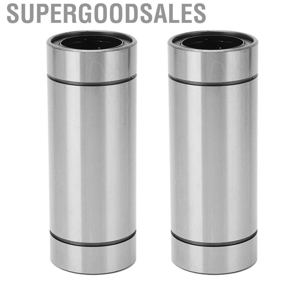 Supergoodsales Linear Bearings  Good Rotation Fast Running Speed 2Pcs Low Noise High Accuracy Steel Cylinder for CNC Machines