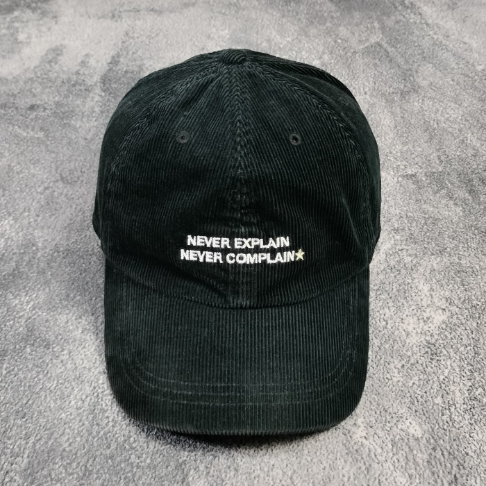 Converse Tokyo "Never Explain Never Complain" Corduroy BB Cap