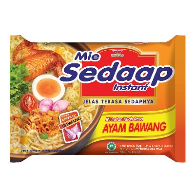 

Sedaap Mie Instant Ayam Bawang 70 g - Karton