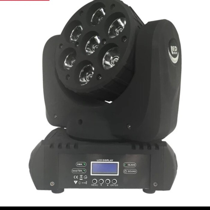 LED Beam moving head 7x12 Watt RGB fullcolor