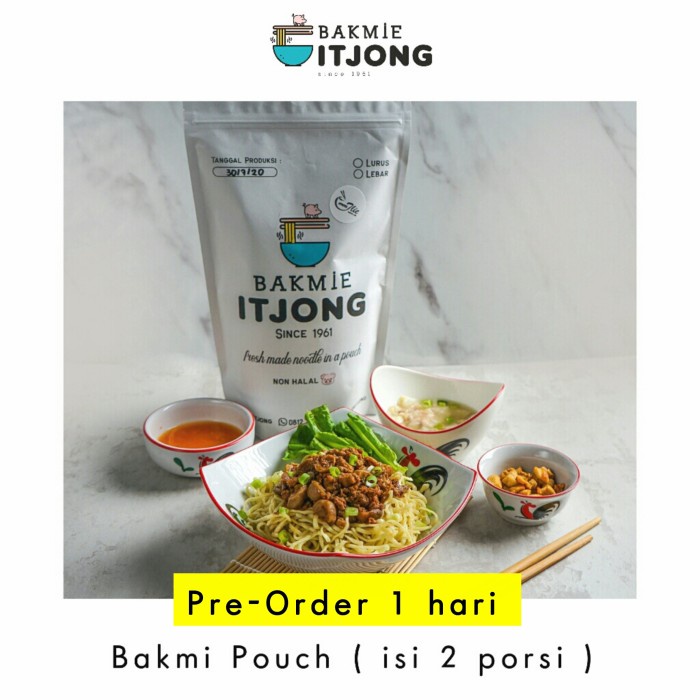 

Paket Bakmi Babi Itjong 1 Pouch isi 2 Porsi - urus