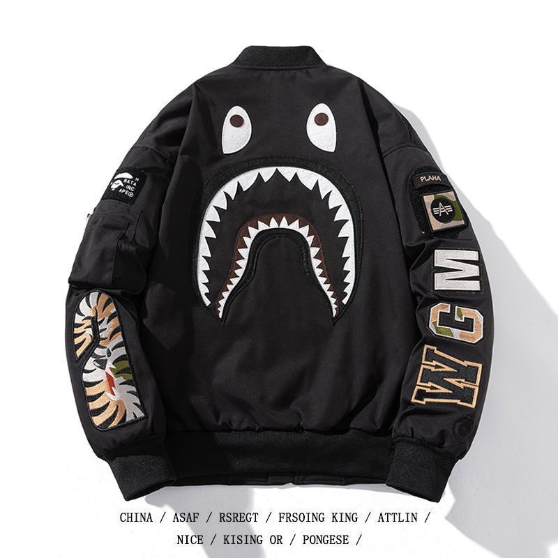 Spring and autumn new MA1 air force pilot jacket men and women ins trendy Baseball uniform lovers sh