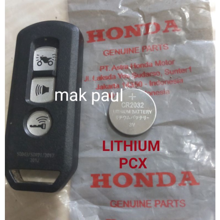 batre batray remot PCX VARIO 150 LITHIUM ORIGINAL