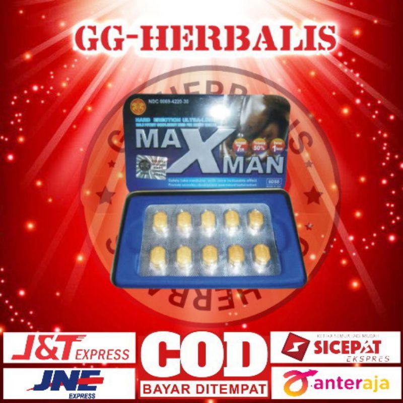 MAXMAN OBAT KUAT STAMINA PRIA ORIGINAL VITALITAS KUAT TAHAN LAMA PATEN ASLI