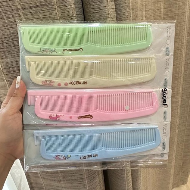 SS001 - Sisir Set 2IN1 Lucu Anti Kusut - Souvenir Pernikahan - Sisir Grosir