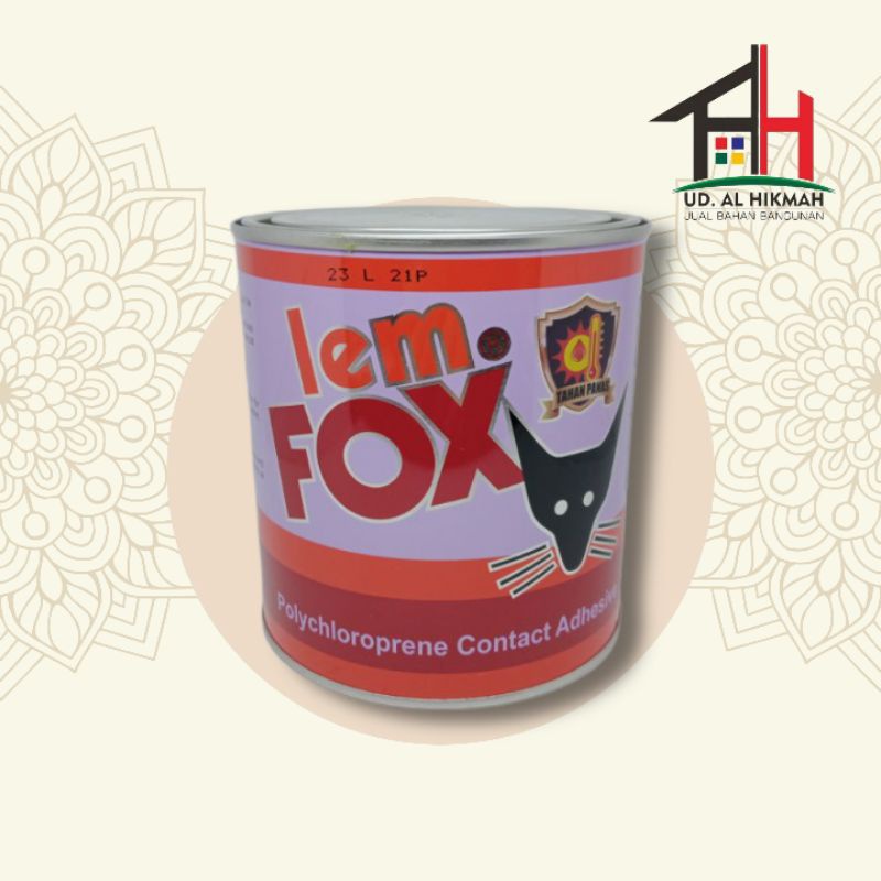 

MUNFA_STORE LEM FOX KALENG MERAH LEM KUNING KALENG 600 GRAM / 600GR