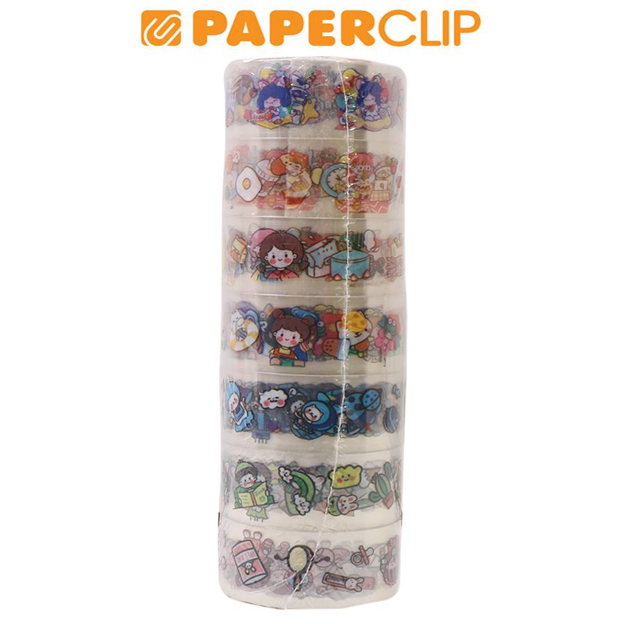 

DECORATION TAPE / MASKING TAPE CLEAR MINI 7PCS/SET