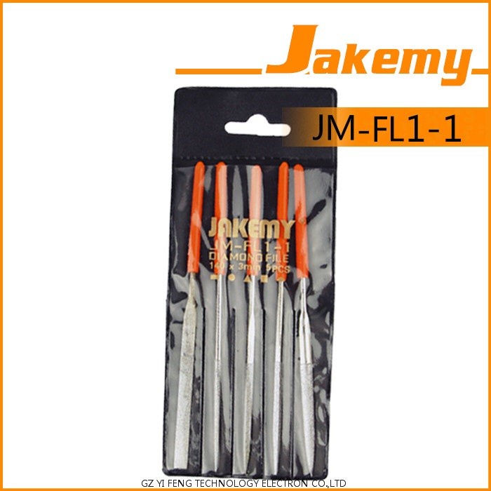 

Jakemy 5 in 1 Diamond Needle Files Carving Set Pisau Pahat - JM-FL1-1