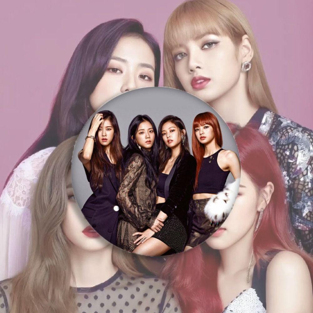 [Elegan] Blackpink Pin Pesta Kipas Hadiah Ransel Dekorasi Indah Bros Perhiasan Indah Aksesoris Jas Indah Blackpink