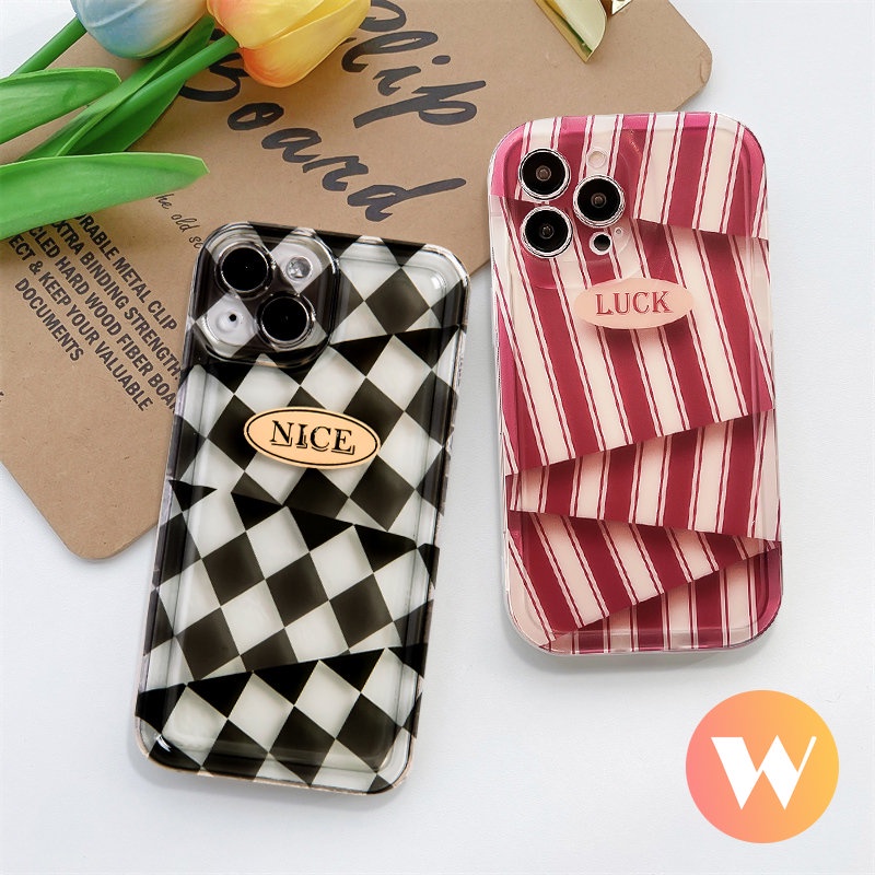 Couple Shockproof Airbag Soft Tpu Case Redmi A1 10A 9A 10 9T 9C NFC Redmi Note 11s 9 11 10 10s Note11 Note10s Note9 Note10 Ins Kreatif Seni Berlian Garis Pola Tidak Teratur Cover