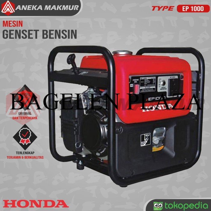 Obral Genset Bensin Honda EP 1000 750 Watt Generator Set EP1000 Genset Mini