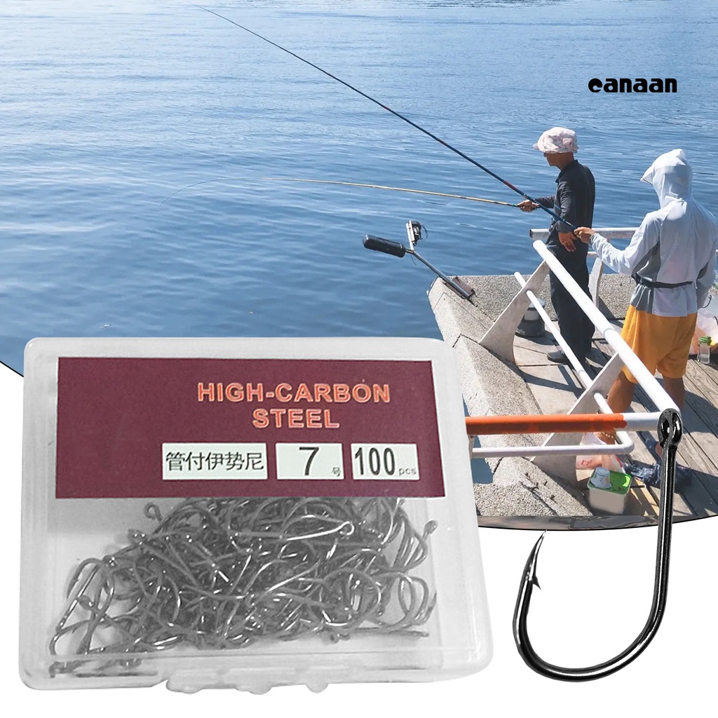 Cnn-1 Kotak Engkol Lebar Spesifikasi Berbeda Kail J Pancing Baja Karbon Praktis Tajam Berduri Mancing Jig Hooks Untuk Penggemar Memancing