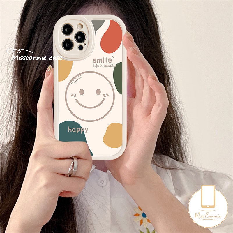 Casing Infinix Smart5 6 Infinix Hot 10T 10s 11s 9 10 11 Play Note8 Hot10 Lite Simple Kartun Lovely Happy Smile Couple Soft Cover