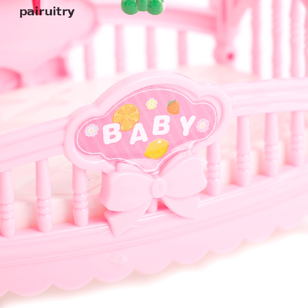 Prt Miniatur Tempat Tidur Boks Dan Kuda Untuk Anak Perempuan Hadiah Dekorasi Rumah Boneka PRT