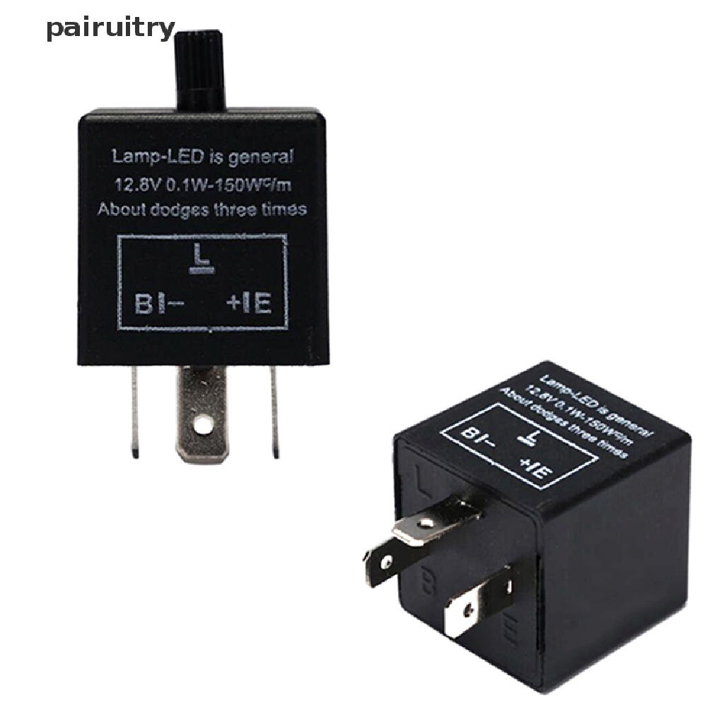 Prt CF14 3pin Adjust 12V LED Flasher Relay Indikator Sein Mobil Lampu Blinker PRT
