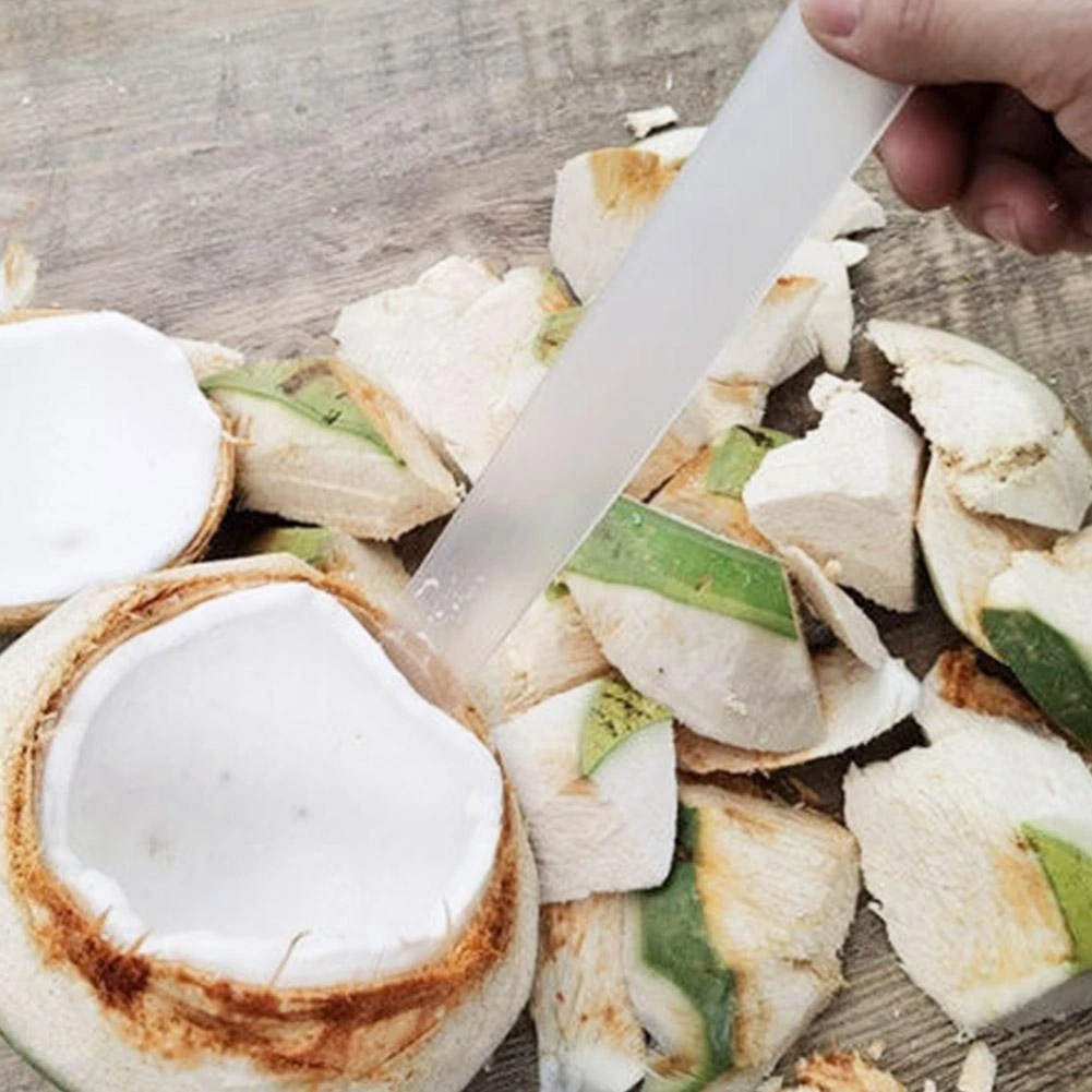 1pc Coconut Meat Extractor Coconut Egg Taker Shell Remover Plastik Tahan Lama Lembut Alat Profesional Pembuka Kelapa Alat Gali Aksesoris Dapur Bar Gadget