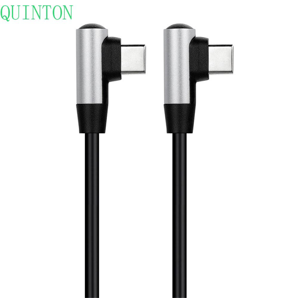 QUINTON Portable Phone Charging 20V 3A 60W Type-c Cables Fast Charging Cable Type-C Devices Type C To Type C Male to Male 0.2m 0.5m 1m 2m Durable 90 Degree Elbow PD Fast Charging/Multicolor