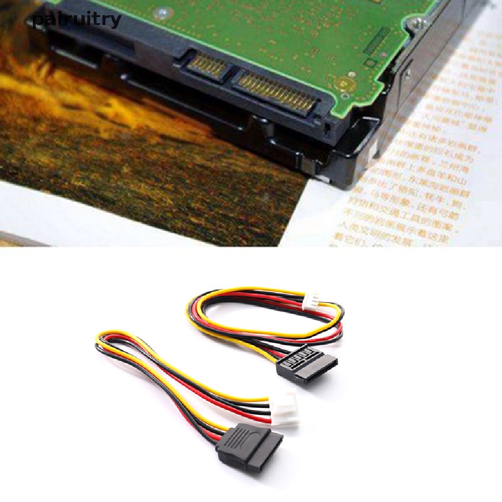 Prt SATA 15pin Female To 4pin Female FDD Adaptor Floppy Hardisk Kabel Power PRT