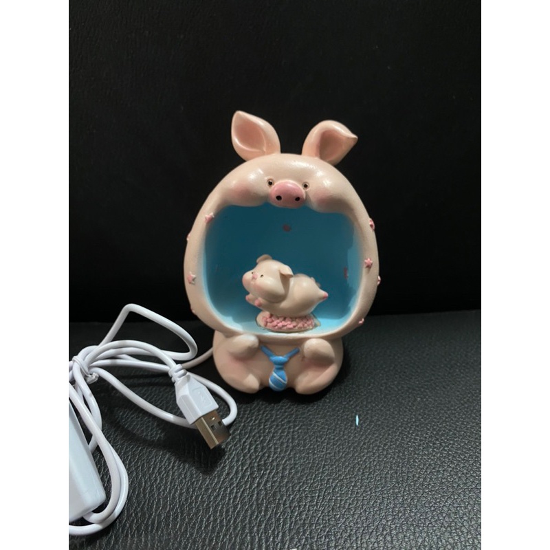 Lampu Rumah  USB Cartoon KARAKTER Bebek / Rabbit /Babi hias meja kamar anak lampu tidur souvenir ultah