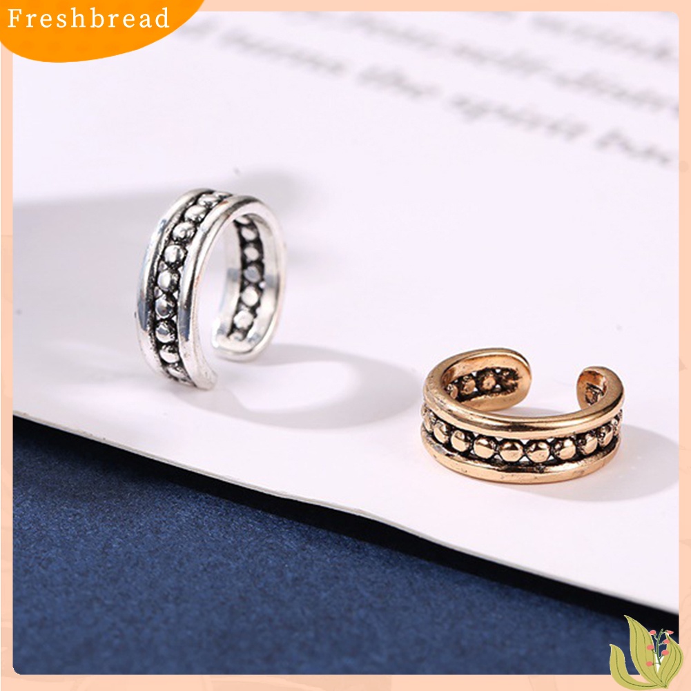 &lt; Freshbread &gt; 1Pc Wanita Logam Bola Telinga Manset Klip On Anting Tulang Rawan Perhiasan Non-piercing