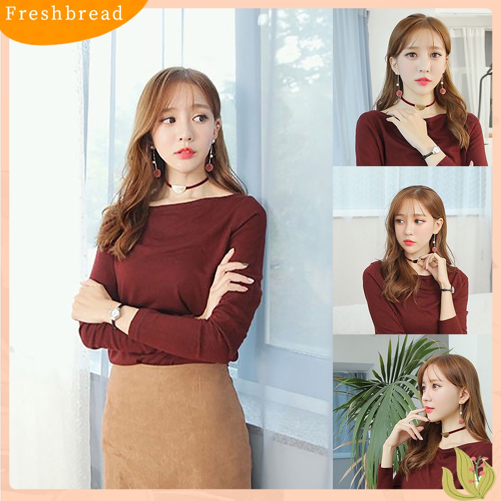 &lt; Freshbread &gt; Fashion Mutiara Imitasi Bola Mewah Rantai Panjang Menjuntai Anting Wanita Hadiah Perhiasan