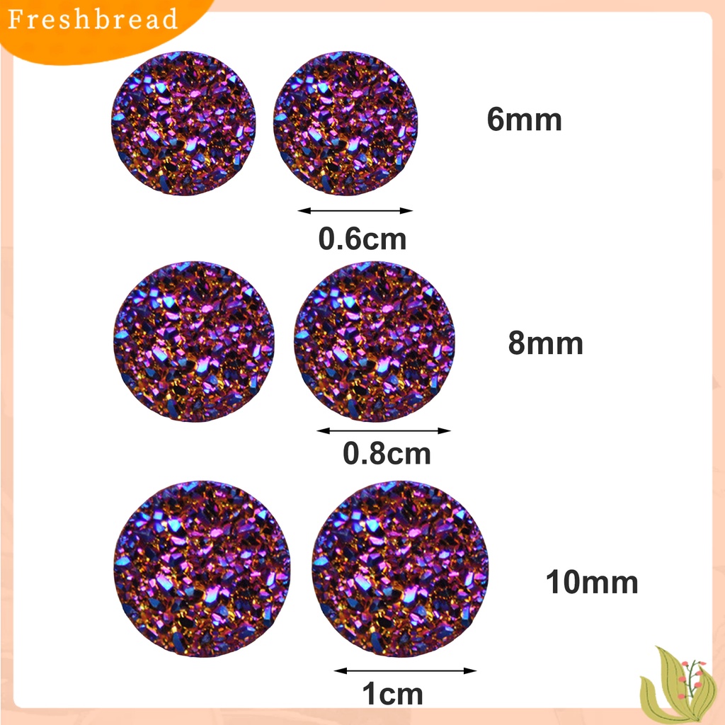 &lt; Freshbread &gt; 1pasang Klip Telinga Shiny Non-piercing Tanpa Sakit Geometris Electroplating Fashion Wanita Pria ic Stud Earrings Perhiasan Hadiah Untuk Pakaian Sehari-Hari