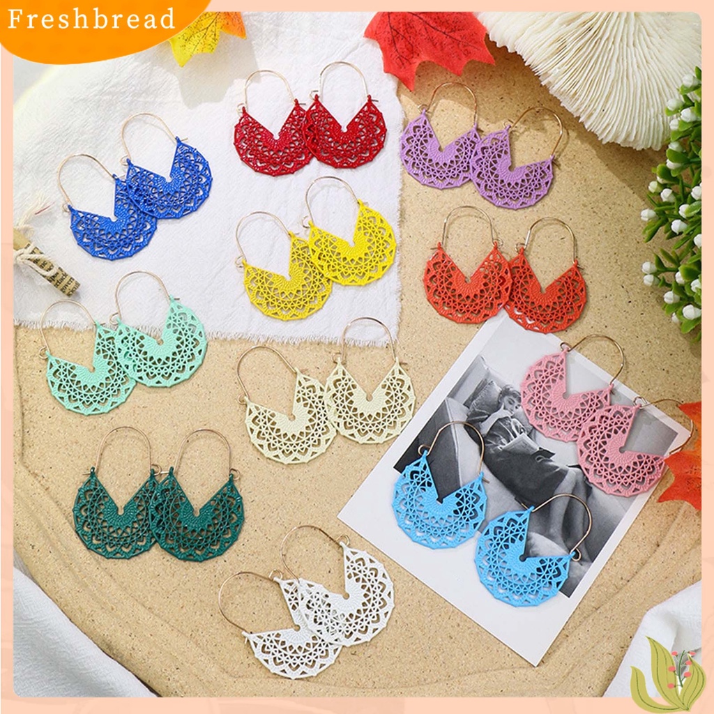 < Freshbread > 1pasang Anting Wanita Berbentuk V Perhiasan Sederhana Anting Menjuntai Vintage Ringan Untuk Perjamuan
