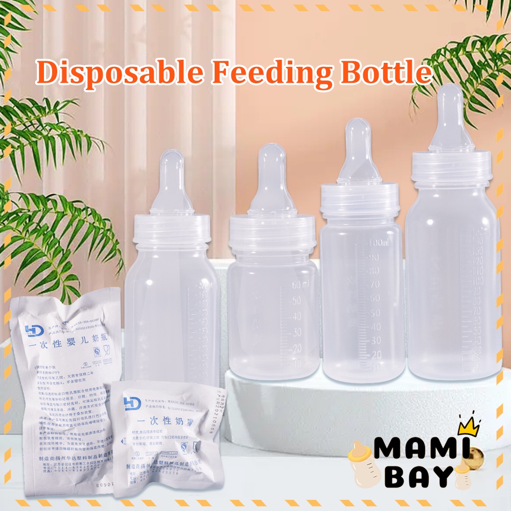 Mamibayi botol susu bayi steril pakai feeding bottle