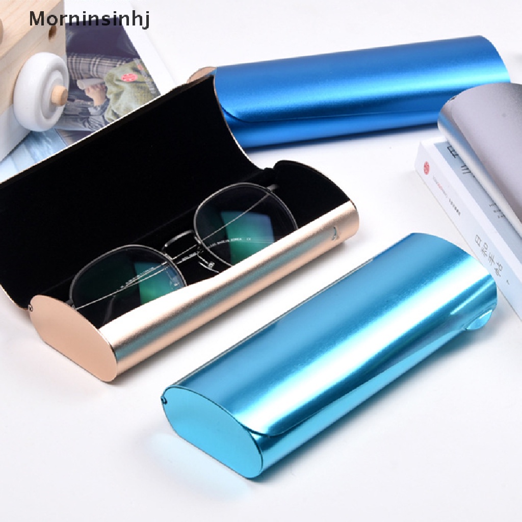 Mornin Kotak Kacamata Kecil Optik Buram Aluminium Alloy Myopia Case Sederhana Ringan Portabel Kotak Penyimpanan Kacamata id