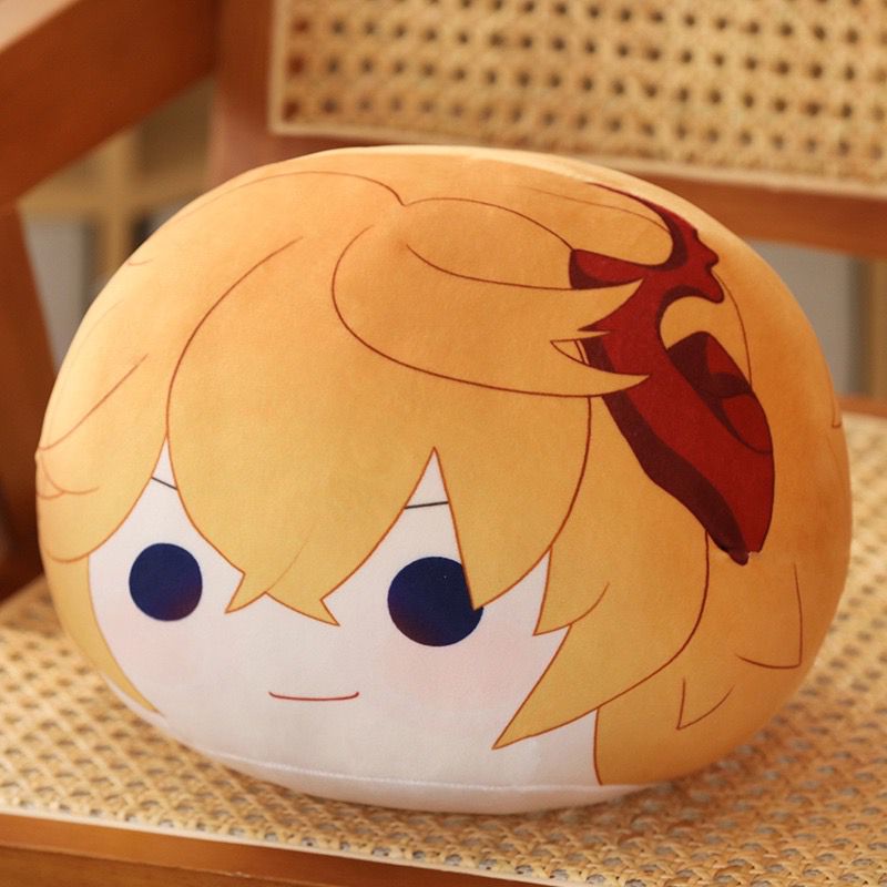 1pcs Mainan Anak Bantal Boneka Anime Ghensin Impact Import Plush Doll Bahan Halus Lembut empuk/Banta