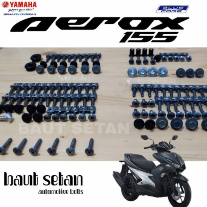 Baut full body Yamaha Aerox/baut set full body Aerox original