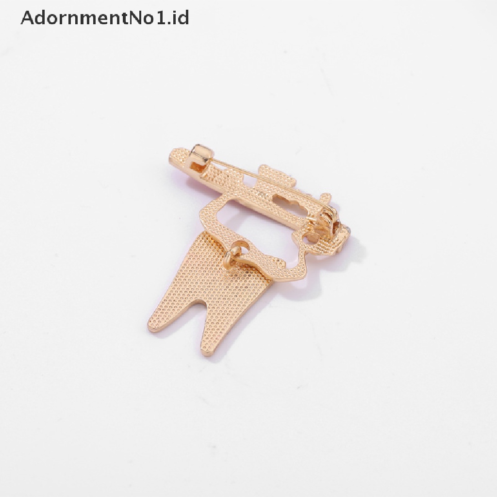 [AdornmentNo1] Fashion Sederhana Tooth Tooth Tooth Toothrush Enamel Pin Logam Perawat Sehat Bros Kerah Lencana Aksesoris Dentis Dokter Perhiasan Hadiah Untuk Teman Anak [ID]