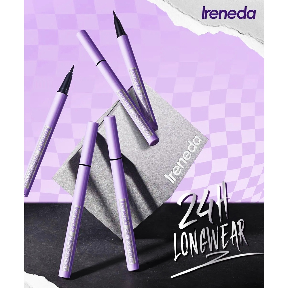 (READY &amp; ORI) IRENEDA 24h Longwear Liquid Eyeliner - IR01