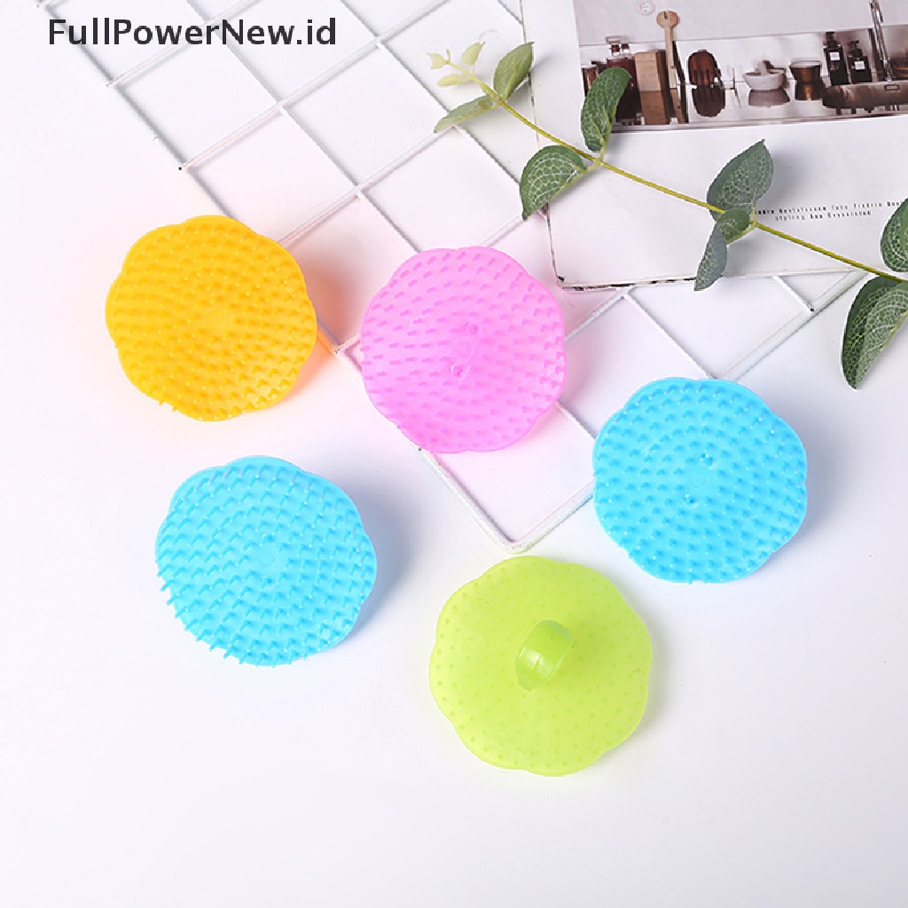 Power New Scalp Massager Anti Ketombe Shampoo Brush Head Sisir Pencegah Rontok Rambut  Id