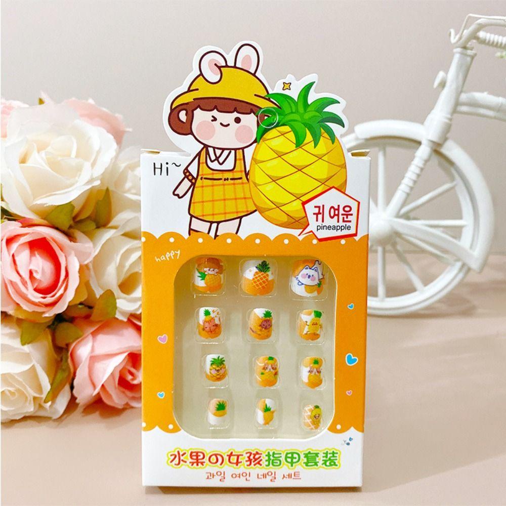 Needway Nail Art Decal Hiasan Kuku Candy Color Manicure Tools Tekan Pada Kuku Manicure Ornamen Kuku Palsu