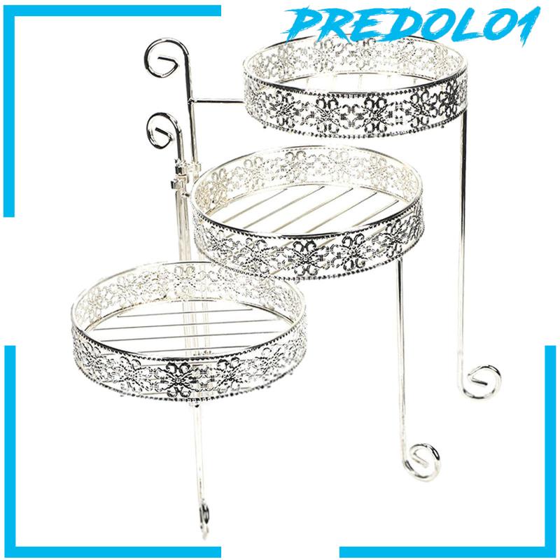 [Predolo1] Cupcake Stand Rotating Pastry Serving Dish Untuk Dekorasi Pindah Rumah
